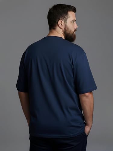 Image of XENOVAURBAN Mens Plus Size Cotton T-Shirt Combo | Combo Pack of 2 Unisex Fit Plus Size Printed Tshirts