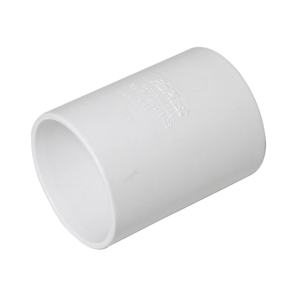 FLOPLAST ABS Solvent 32mm Waste Coupling - White