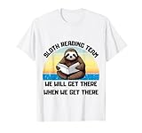 Sloth Reading Gruppe Buchclub Lesegruppe