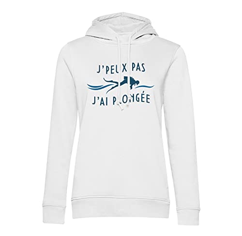 Sweat à capuche plongée sous-marine chaud contre le vent marin J'peux pas j'ai plongée