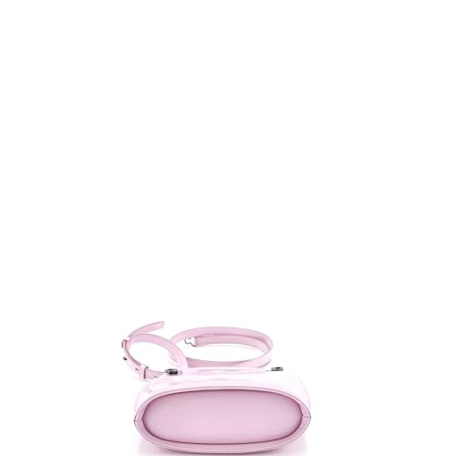 Pre-Loved Wanda Top Handle Shoulder Bag Leather North South, Purple4