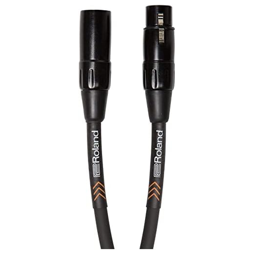 Roland Cable de micrófono balanceado de la serie Black 1,5 m de longitud - RMC-B5
