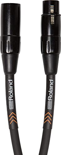 Cable de micrófono balanceado de la serie Black de Roland de 1,5 m de longitud - RMC-B5