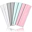 White, Gray, Pink, Light Blue