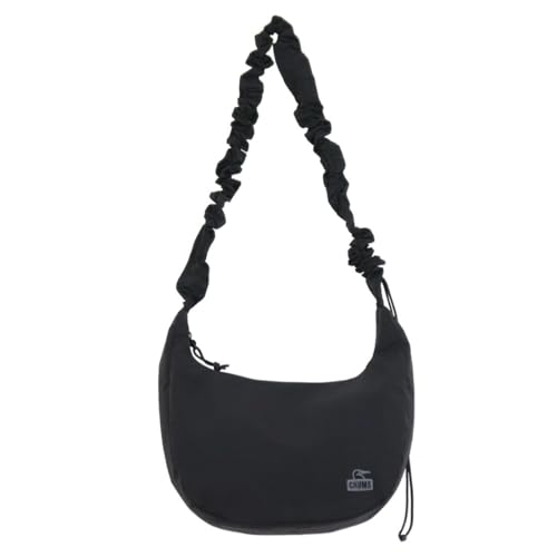 [チャムス] ショルダーバッグ メンズ ウェービーストラップミニバナナショルダーバッグ CH60-4142-BLACK ＢＬＡＣＫ Ｆ