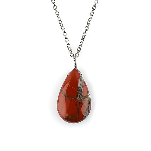 TGH Handmade Red Jasper Pear Cabochon...