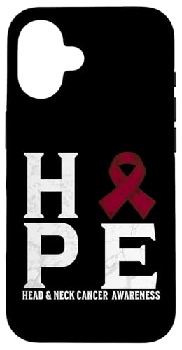 Hope Oral Head and Neck Cancer Awareness Support Gifts �X�}�z�P�[�X iPhone 16 �p