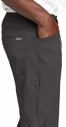 Eddie Bauer Tech Pant for Men Two Way Stretched Fabric Cargo Pocket Casual Work - Gray 32x343