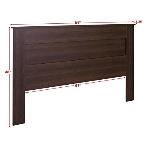 Prepac King Flat Panel Headboard, Espresso #TOP2