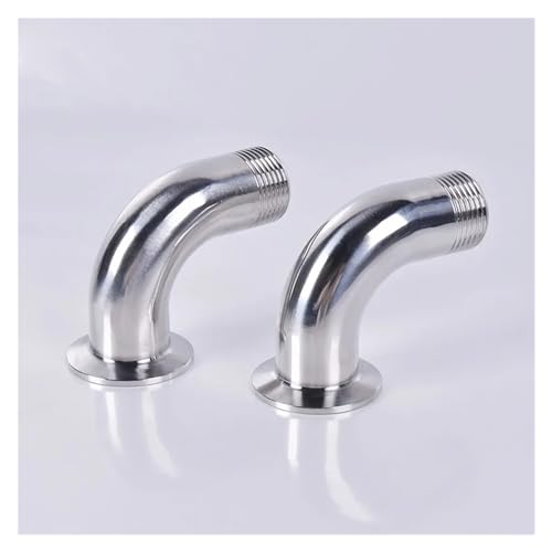 Raccord DN40 en acier de précision et coude 1.5'' Tri Clamp durable