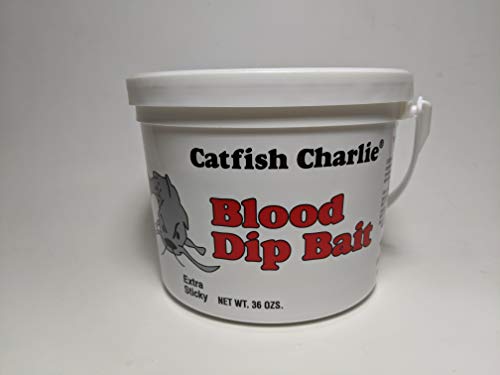 Catfish Charlie Dip Bait 36oz (Blood Dip Bait)