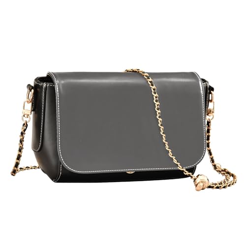 UMIRIKO Dark Grey Crossbody Bags for Women PU Leather Purse