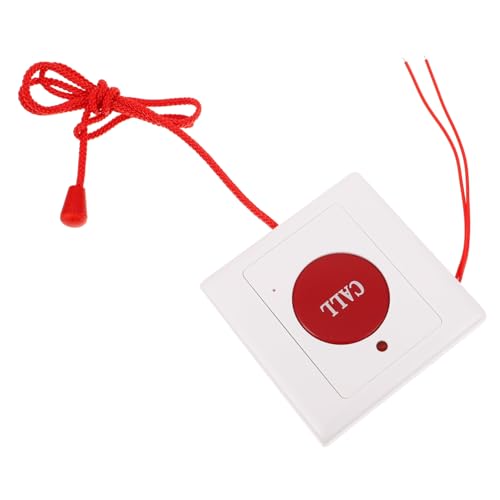 SEWOART Pulsante Di Emergenza Sos a Parete Corda Per Anziani e Pazienti, Attivazione Rapida Senza Cablaggi, Dispositivo Di Chiamata Di Aiuto Per Casa e Ospedale