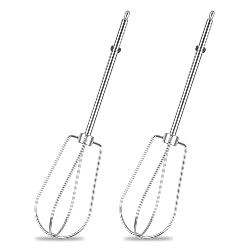 CTDMJ® 2 Stück Rührbesen für Handmixer Universelles Ersatz Schneebesen zum Schlagen Rühreinheit Rührstäbe für Handmixer Schneebesen Quirl Rechts Links Quirl Mixer Schneebesens Werkzeug für Stabmixe