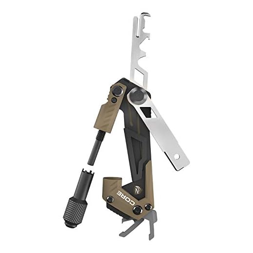 Real Avid Gun Multi Tool CORE: Tactical Rifle Tool & EDC Tools, Gun Accessories & Utility Tool Kit for Gun Maintenance, Includes Carbon Removal Tool & Front Sight Adjuster