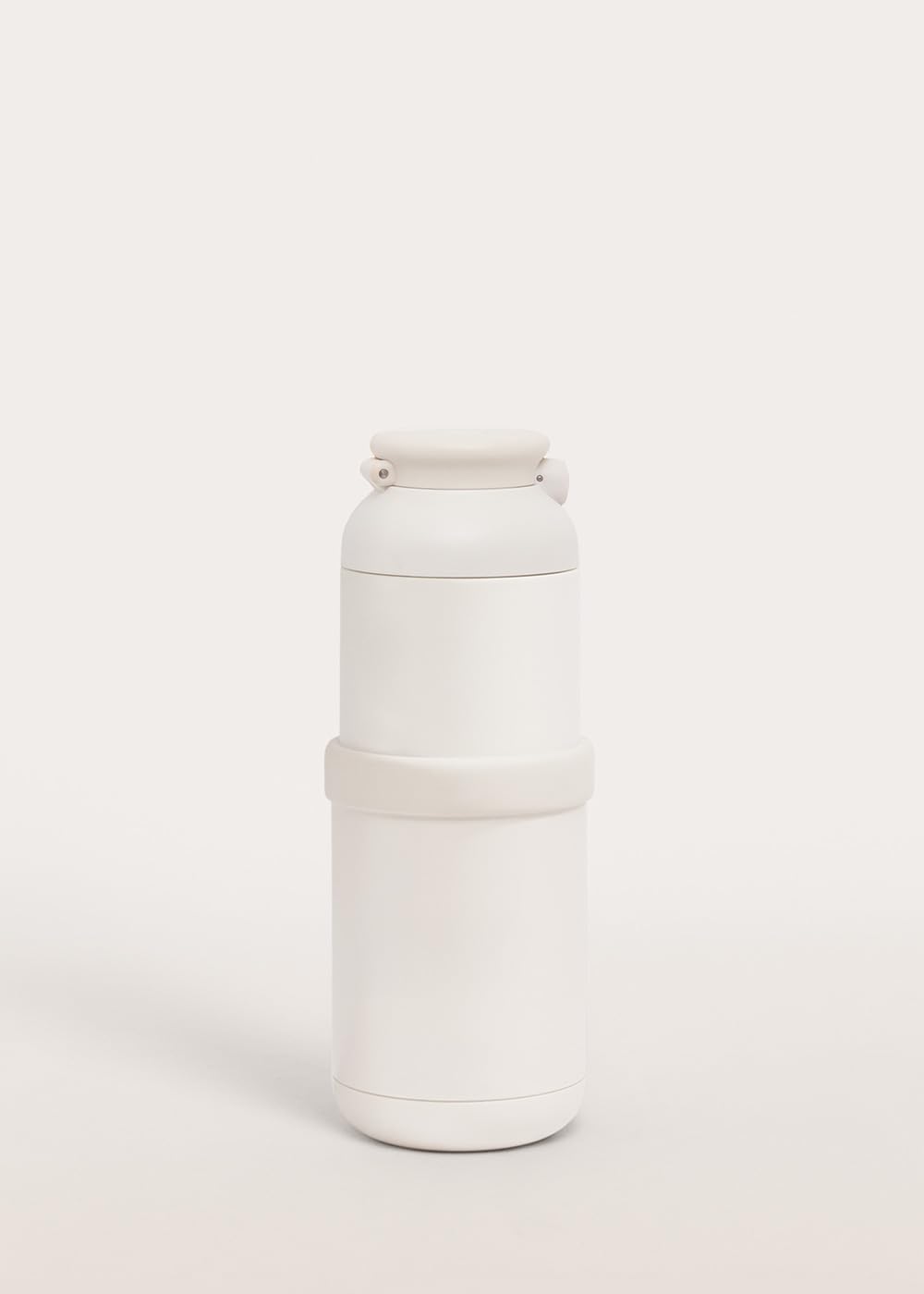 CREATE/BABY PORTABLE MILK WARMER/Thermos chauffe-lait et eau pour biberons blanc cassé/Sélecteur de température, pour lait maternel et lait en poudre, capacité de 310 ml, sans BPA/PFOA, 35 W