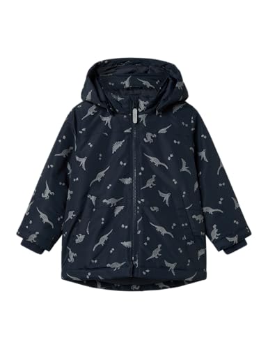Name It Jungen Nmmmax Pa Jacket Ref AOP Noos, Dark Sapphire, Numeric_104