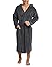 Produktbild Schiesser Herren Bademantel mit Kapuze, Grau (200-grau), L