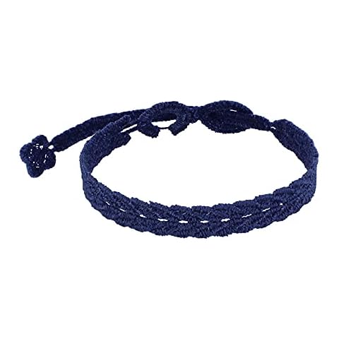 LES POULETTES BIJOUX - Cruciani Mann Armband Spitze Wohlstand Blaue Navy Farbe Cover