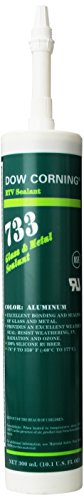 Dow Corning 2468387 733 Aluminum Glass and Metal Sealant, -57 to 177 Degree C, 300 mL