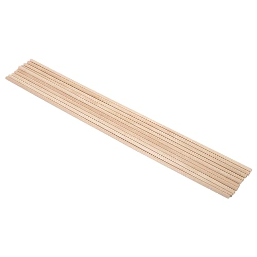DIY Wooden Birch Sticks 10pcs 30cm Long Craft Dowels Pole Rods Wood Tool 5 Sizes Ideal for Art and Hobby Projects Made with Wood for Sand Table Model Building White Birch