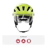 ABUS Pedelec 2.0 ACE Urban Cycle Helmet, Glossy Yellow, Size M - 3