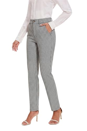 KICZOY Women's Straight Leg Stretch Dress Pants for Work #TOP16