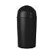 Umbra 086711-040 Grand Swing Top Garbage Large Capacity 10 Gallon Molded Plastic Made from Recycled Materials Kitchen Trash Can with Lid, Indoor/Outdoor Use,37 liters, Black