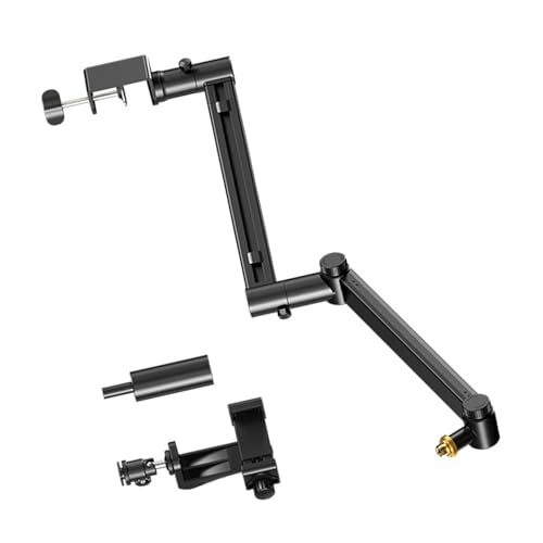 Support de micro en métal à bras articulé stable et orientable - 5