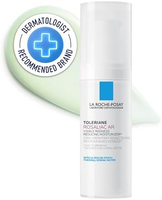 La Roche-Posay Rosaliac AR Intense Visible Redness Reducing Skin Care Serum, Anti Redness Serum & Face Moisturizer for Redness, Redness Relief for Face, Dry Skin & Sensitive Skin