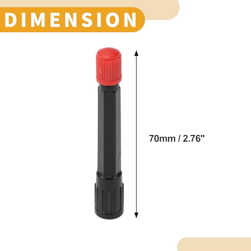 Image of 10 Pcs 70mm Tire Valve Extension Universal Plastic 180 Degree Tyre Valve Stem Extender for Car Motorcycle RV Truck Bike
