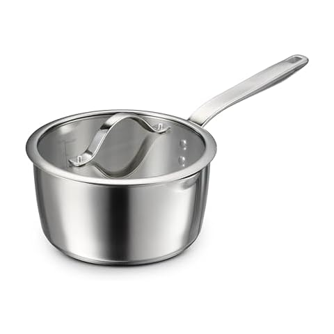 Tramontina Tempo Tri-Ply Stainless Steel 3-Quart Saucepan Cover
