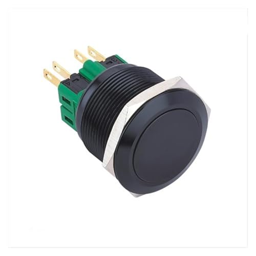 Bouton-poussoir 25mm 2NO2NC momentané pour remplacer vos interrupteurs