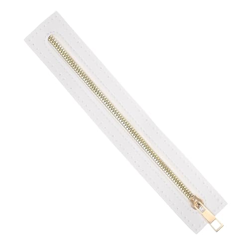 Fermeture éclair en cuir synthétique 23,6x4,3 cm pour couture de sac à main