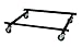 Poly Safetypack Caster Frame