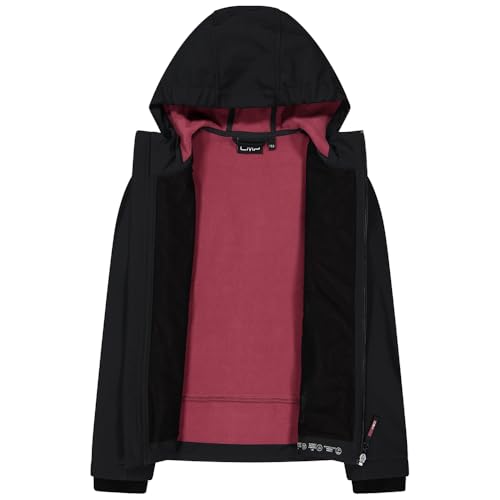 Veste Softshell CMP Enfants - Capuche Antracite Peony Taille 176