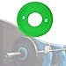 kowaku Gym Supplies Micro Loading Portable Easy to Carry Workout Weight Barbell Plates for Exercise Strength Training, Green 0.25LB, 12cmx12cmx0.9cm