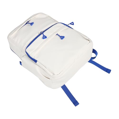 Chic Casual Backpack for College Work Travel Large Capacity Daypack with Ergonomic Comfort Stylish Durable Cycling Backpack for Hiking and Running Blue