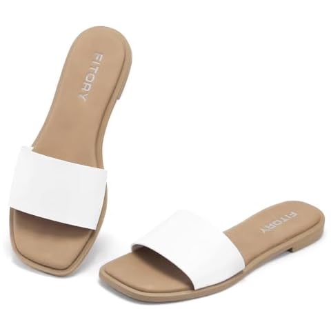 FITORY Women's Slide Sandals Cover