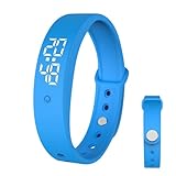 FOGARI Vibrationswecker Erinnerungsuhr Vibrationsalarm Erinnerung Uhr bis zu 10 persönliche Alarme...