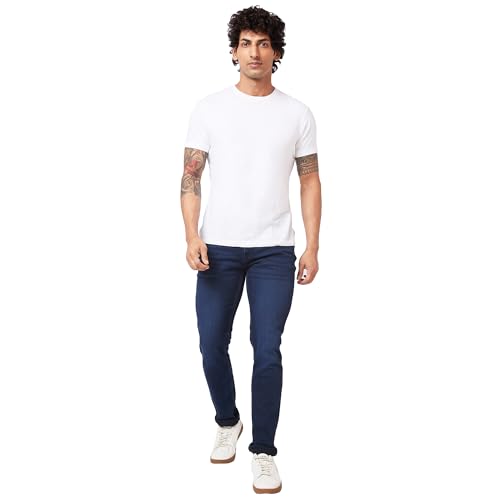 Image of Spykar Men's Slim Fit Low Rise Casual Jeans