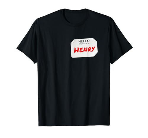 Hi My Name Is Henry Lazy DIY�R�X�`���[�� �p�[�e�B�[�p T�V���c