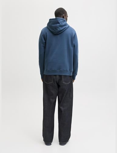 JACK & JONES Jcofusion Branding Sweat Hood, Gris, S - imagen 3