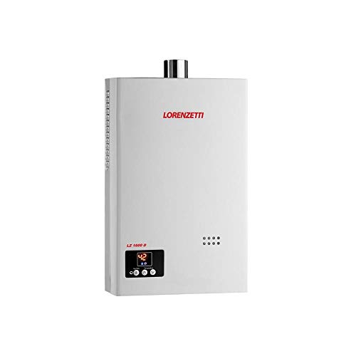 Aquecedor de Água a Gás Lz 1600D Glp 15, 0 L/Min, Lorenzetti, 7412101, Branco, Médio