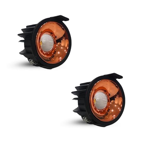 Image of D'Mak 7W Black Body LED COB Spot Light with Rose Gold Reflector (2, 3in1)