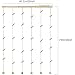 Love-KANKEI MEMORY Cadre Photo Mural Avec Corde Et 30 Pinces - Décoration Bois Naturel