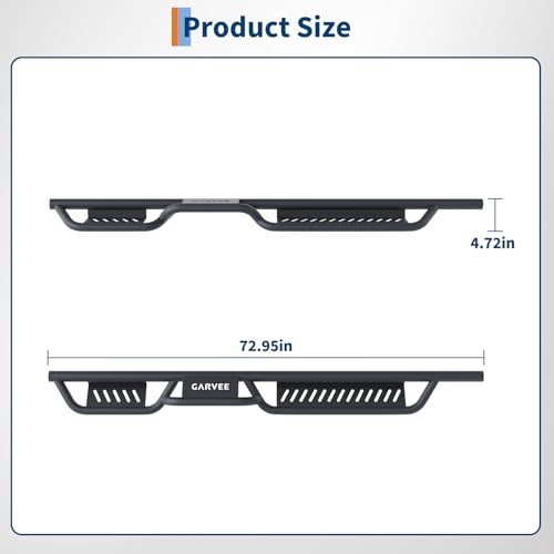 Estribos Garvee para Wrangler JL 4 Puertas 2018-2025, 6" Dos Escalones miniatura 3
