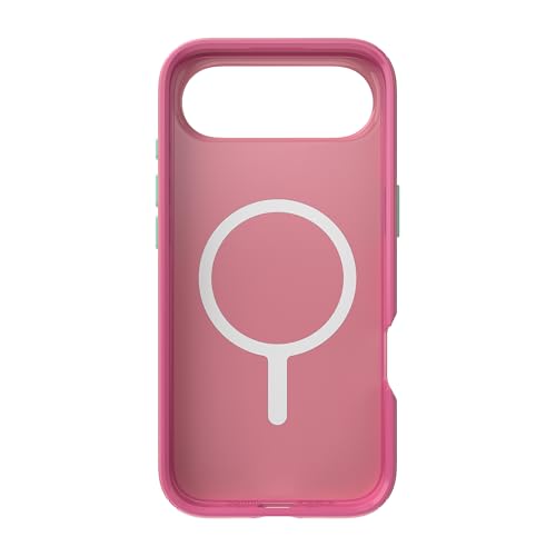 Image of Speck Presidio LUX for iPhone 17 Air Case, MagSafe-Compatible, Slim Protective Case, IBIS Pink /Dark IBIS /KANOM Green