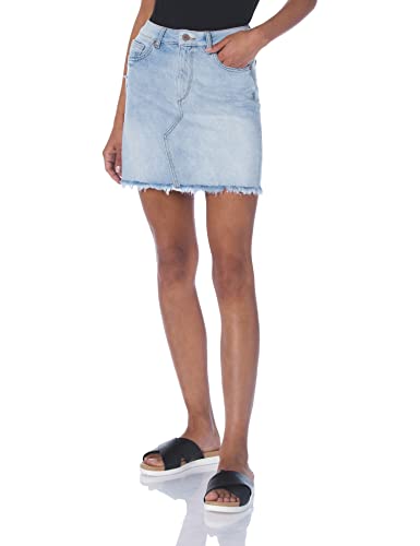 DL1961 Georgia falda para mujer – Azul – Large