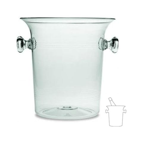 Clear Plastic Wine Bucket and Cooler Cover